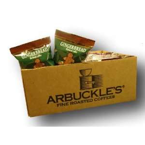 Arbuckles Gingerbread single pot coffee packets, best value, case of 