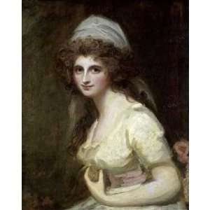  Lady Hamilton in a White Turban by George Romney. Size 17 