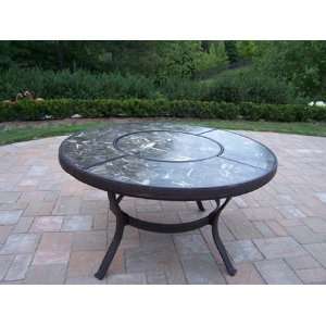   Oakland Living 70005 CF Stone Art 44 Chat Table Furniture & Decor