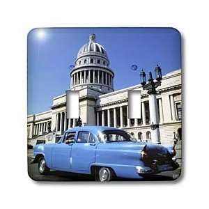 Kike Calvo Cuba   Old car in front of the Capitol Havanna Cuba   Light 