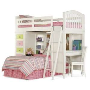  Pulaski Pawsitively Yours Vanilla Loft Bed Patio, Lawn & Garden