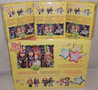 CABBAGE PATCH POP STAR STAGE WITH DRUMMER DOLL & 3 ADDITIONAL DOLLS 