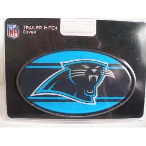 Carolina Panthers Plastic Trailer Hitch Cover  Sports 
