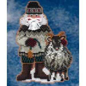  Greenland Santa (cross stitch & bead kit) Arts, Crafts & Sewing