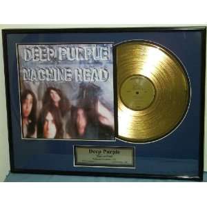  Deep Purple Machine Head Framed 24kt Gold Plated LP