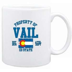   Property Of Vail / Athl Dept  Colorado Mug Usa City
