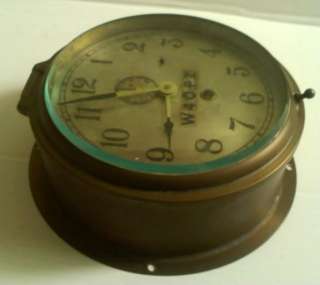 Chelsea Ship Clock Bronze Case SERIAL # 379005  