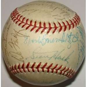 1955 Cubs Team (28) SIGNED Official ONL Baseball BANKS   Autographed 