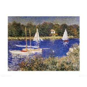   The Bassin at Argenteuil by Claude Monet 31x24