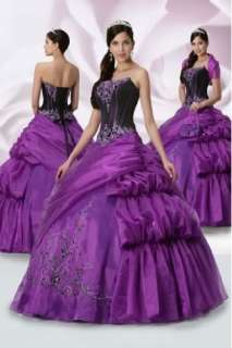 New Amazing Purple Embroidery Wedding Dress/Evening Dresses/Formal 
