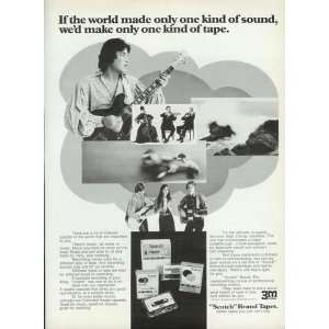  1972 Advertisement for 3M Scotch Audio Tape Everything 