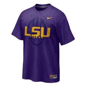  LSU Tigers Purple Nike 2011 Official Football Practice T 