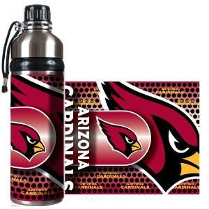Arizona Cardinals   NFL 24oz Stainless Steel Water Bottle with 360º 