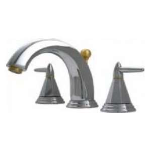Whitehaus Widespread Lavatory Faucet W/ Octagon Shaped Lever Handles 