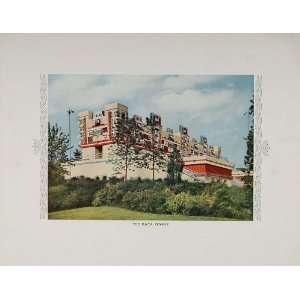   Worlds Fair Maya Temple Uxmal RARE   Original Print