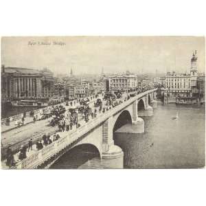   Postcard New London Bridge   London England UK 