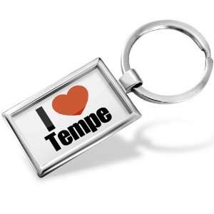 Keychain I Love Tempe region Arizona, United States   Hand Made 