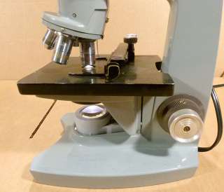 American Optical Fifty Microscope Four Objectives #07  