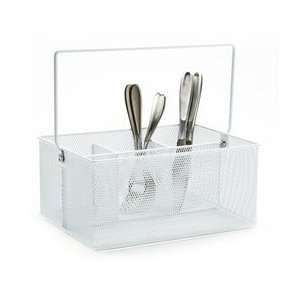  The Container Store Mesh Flatware Caddy