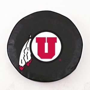 Utah Utes Tire Cover Color Black, Size H1