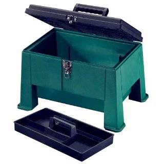 Stack On SSG 20 20 Inch Step N Stor Step Stool, Green by StackOn