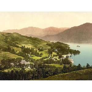  Vintage Travel Poster   Loch Lomond from Tarbet Scotland 
