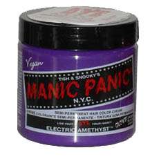 New Goth Punk Manic Panic ELECTRIC Amethyst Purple Semi Permanent 