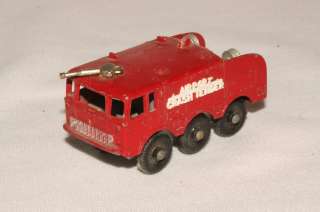 1960s Matchbox #63 Foamite Fire Truck, Silver Cannon  