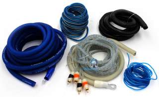   INSTALL 3000W AMP WIRE O GAUGE KIT 100% COPPER RCA 812902007854  