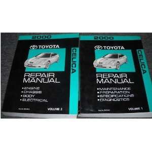  2000 Toyota Celica Service Repair Shop Manual Set Oem (2 