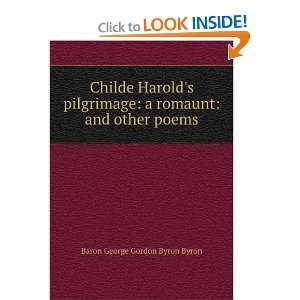  Childe Harolds pilgrimage a romaunt and other poems 