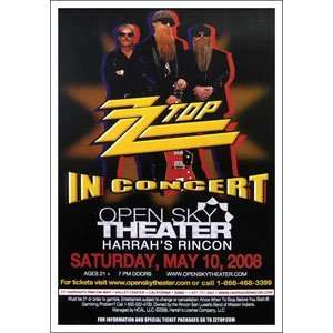  ZZ Top   Posters   Limited Concert Promo