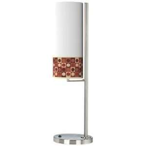  Desert Dotted Squares Banner Giclee Table Lamp