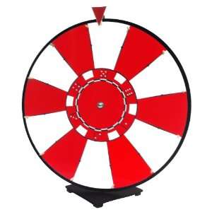    24 Dry Erase Prize Wheel With Poker Chip Face 