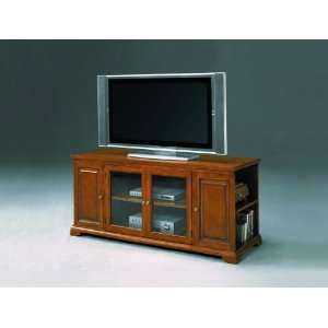  Harris Large Oak TV Stand w/ Storage by Crown Mark