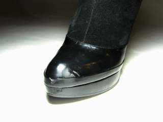 Super $135 NINE WEST Vagary Side Zip Platform Suede Knee Boots Size 8 