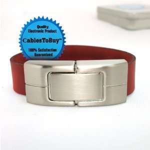   ™ 1G Red Leather USB Bracelet / USB Wristbands Electronics