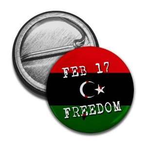  FREEDOM FOR LIBYA FEBRUARY 17 Politics 1 Mini Pinback 