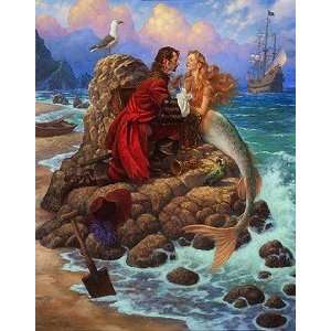  Scott Gustafson The Pirate And The Mermaid Limited Edition 