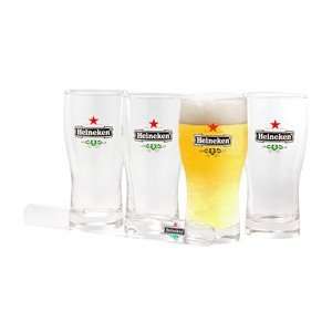  Krups BeerTender Set of 4 8 Ounce Beer Glasses with Foam 