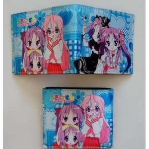  Japan Anime Lucky Star Multi Compartment Wallet 
