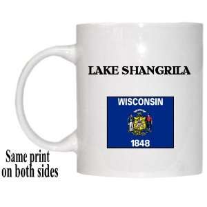    US State Flag   LAKE SHANGRILA, Wisconsin (WI) Mug 