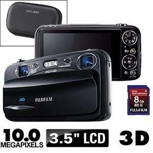  NEW FinePix 10MP Real 3D W3 Digital Camera with 3x Optical 