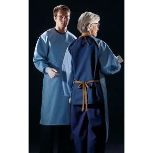 Medline Unisex ASEP A/S Barrier Backless Gown   Ciel Blue, 2XL   Model 