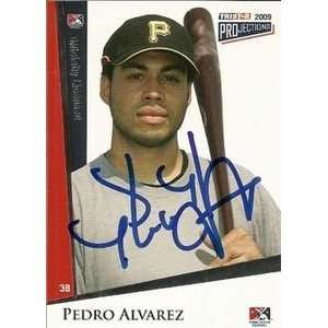  Pedro Alvarez Signed 2009 Projections Card Pirates Sports 