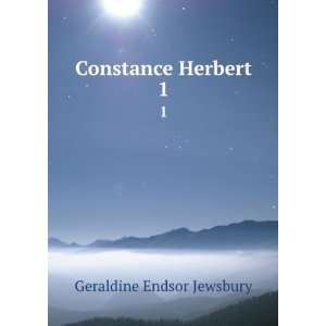  Constance Herbert. 1 Geraldine Endsor Jewsbury Books