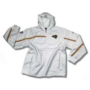  St Louis Rams Mens NFL Full Zip CONFLICT Hooded Fleece 
