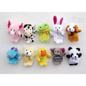  Baby finger puppets Plush Toys Animal Finger Puppets 10 