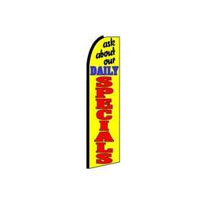  Ask About Our Daily Specials Feather Banner Flag (11.5 x 3 