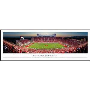  Utah University   Rice Eccles Stadium Framed Print